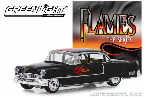 1955 Cadillac Fleetwood Series 60 Special - Black with Flames