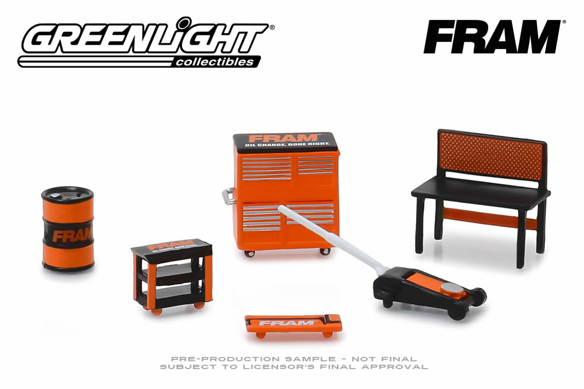1:64 Garage Shop Tools - FRAM Oil Filters