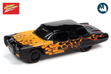 1966 Chrysler Imperial Custom - Gloss black, orange flames
