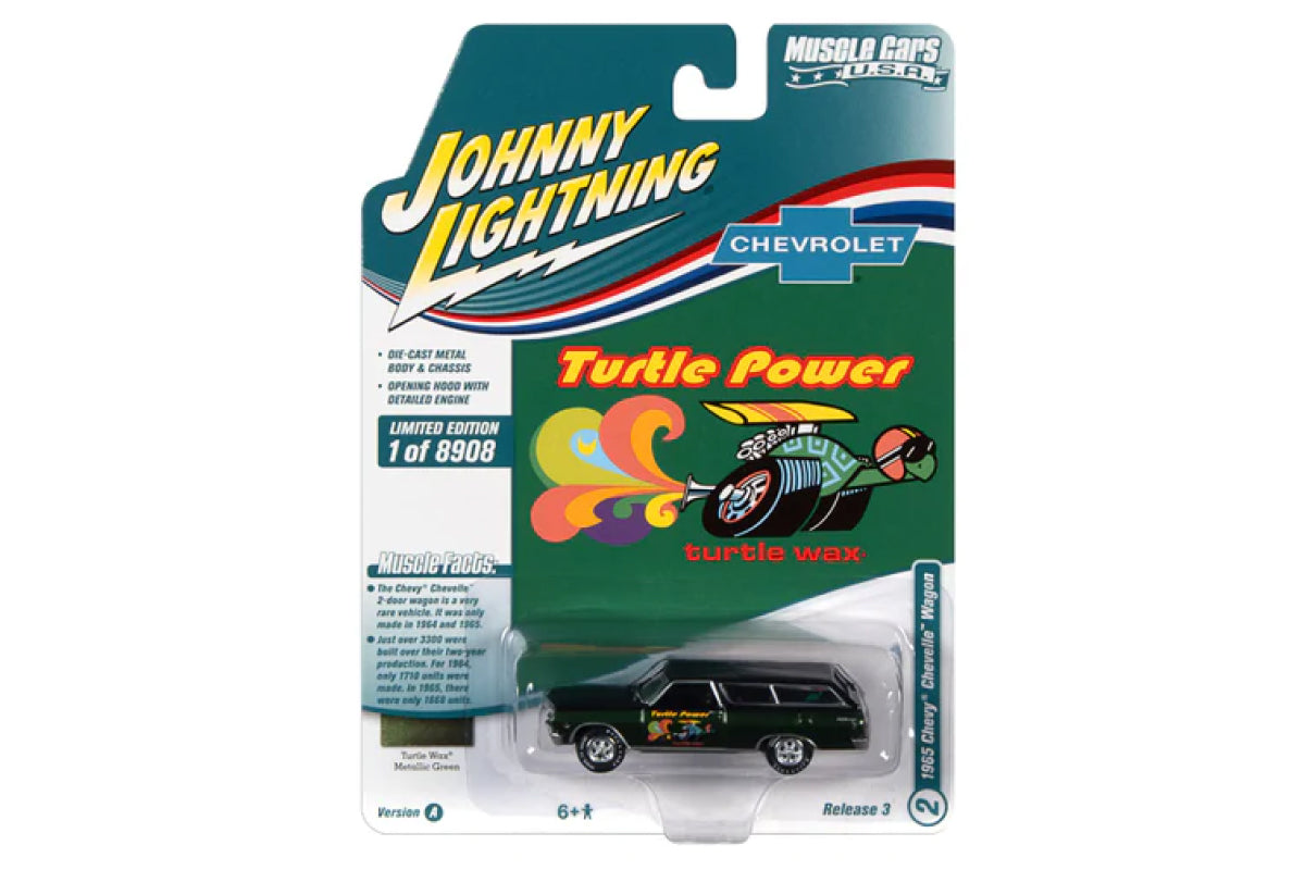 1965 Chevrolet Chevelle Wagon / Turtle Wax (Green Metallic Lower & Gloss Black Upper)