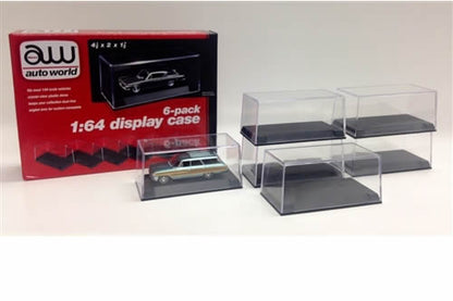 1:64 Auto World Display Cases (6 pack)