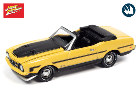 1972 Ford Mustang Convertible (Medium Bright Yellow, Black Stripes)