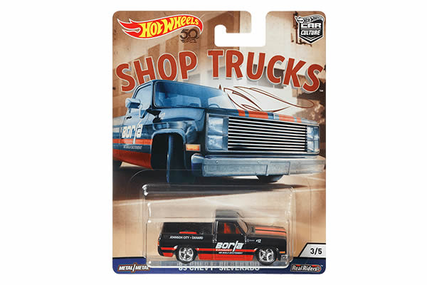 Hot Wheels Car Culture Shop Trucks 83 Chevy Silverado Modelmatic