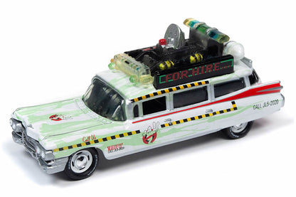 Ecto 1A 1959 Cadillac Diorama (Slimed Version) with Slimer Figure / Ghostbusters