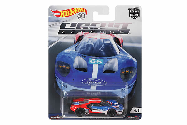 Hot Wheels Car Culture 2018 Mix 5 Circuit Legends / #4 - '16 Ford GT Race