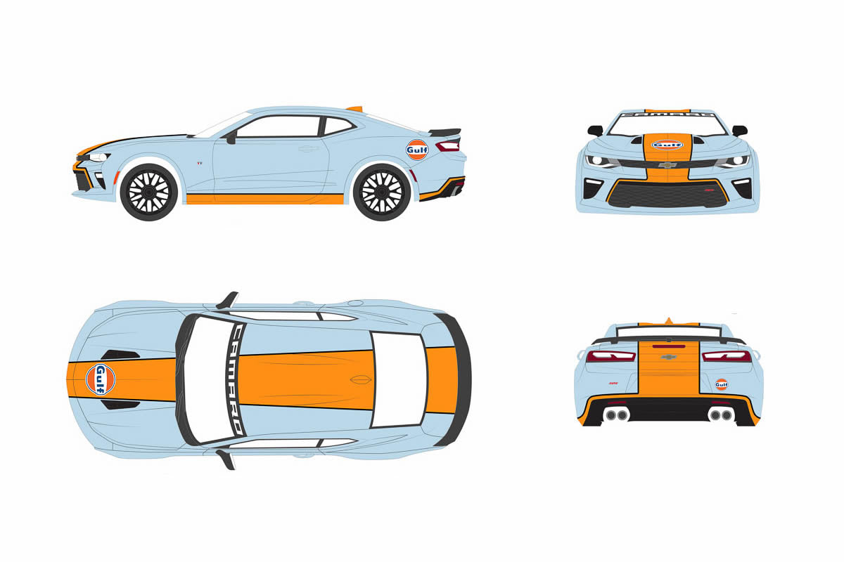 2016 Chevy Camaro Gulf Oil
