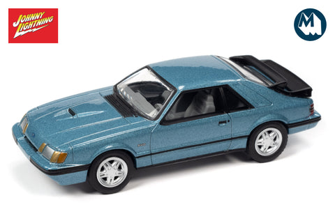 1986 Ford Mustang SVO (Light Regatta Blue Metallic)