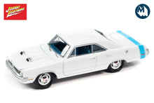 1970 Dodge Dart Swinger (White with Rear Light Blue Stripe)