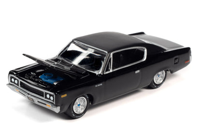 1970 AMC Rebel Machine (Gloss Black with Flat Black Roof & Hood Stripes)