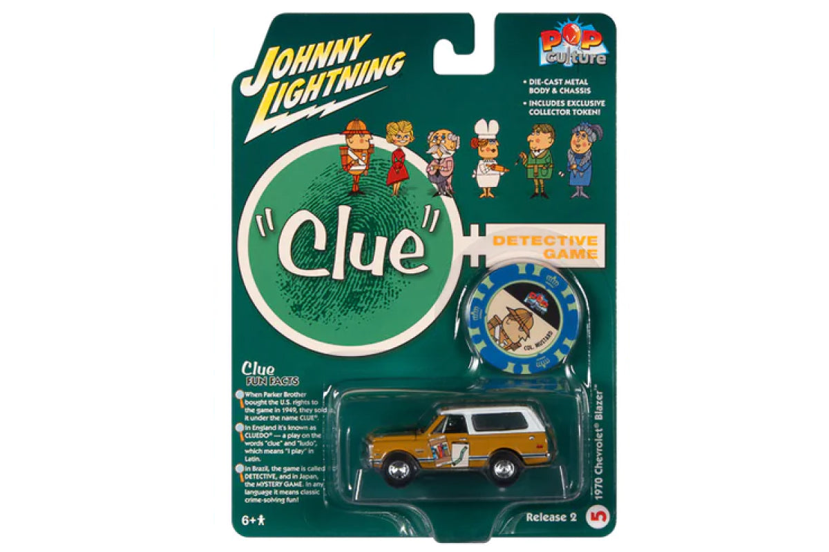1970 Chevrolet Blazer with Poker Chip/ Vintage Clue (Colonel Mustard)