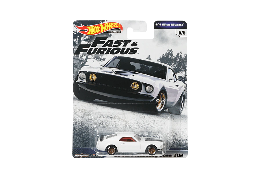 Hot Wheels Fast & Furious Premium 2019 Mix 3 1/4 Mile Muscle / #5 - 1969 Ford Mustang Boss 302