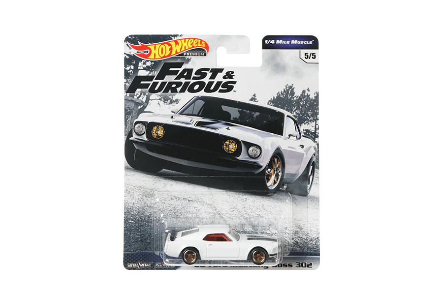 Fast & Furious Premium 1/4 Mile Muscle 1969 Ford Mustang Boss 302 ...