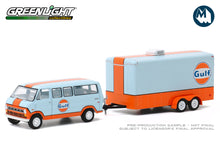1972 Ford Club Wagon Gulf Oil with Enclosed Car Hauler