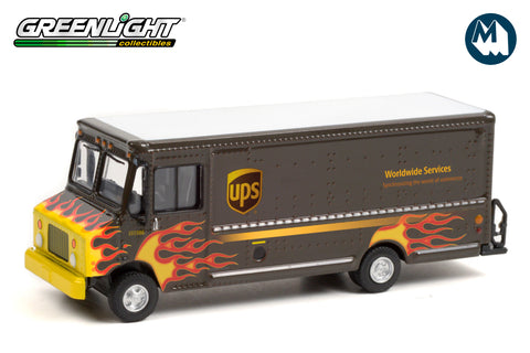 2019 Package Car - United Parcel Service (UPS) Worldwide Services with Flames