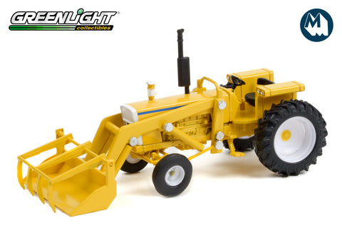 1972 Tractor with Front Loader (Yellow and White)
