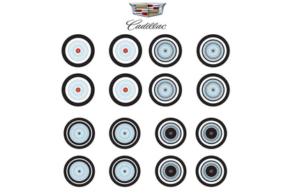 Greenlight Cadillac Wheel & Tyre Pack