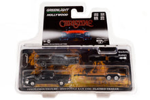 Christine / 2018 Ram 2500 with Scorched 1958 Plymouth Fury on Flatbed Trailer