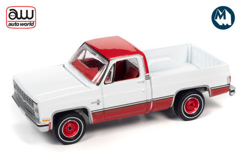 1983 Chevrolet Silverado 10 (Gloss White w/Roof & Lower Sides Carmine Red)