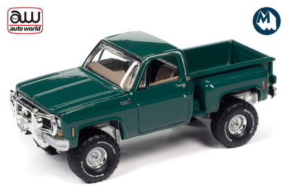 1980 Chevrolet Custom Deluxe 10 Step Side Truck (Bright Green & Front Push Bar)