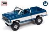 1978 Chevrolet K10 Silverado Fleetside (Bright Blue Iridescent with White Sides & Roof)