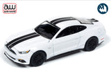 2017 Ford Mustang GT (Oxford White with Stripes)