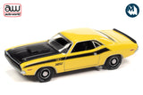 1970 Dodge Challenger T/A (FY1 Banana w/Flat Black Hood & Black T/A Side Stripes)