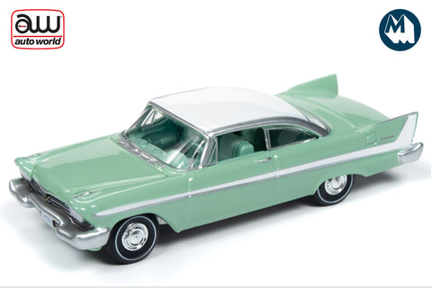 1958 Plymouth Belvedere (Misty Green with Iceberg White Roof)