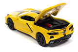 2020 Chevrolet Corvette (Accelerate Yellow with Twin Black Stripes)