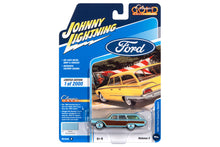 1960 Ford Country Squire Wagon (Aquamarine w/Wood Paneling)