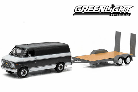 1977 Chevy G-20 Van and Flatbed Trailer