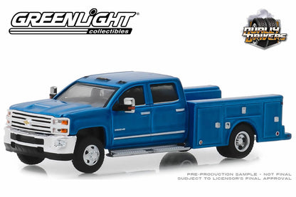 2018 Chevrolet Silverado 3500 Dually Service Bed (Deep Ocean Blue Metallic)