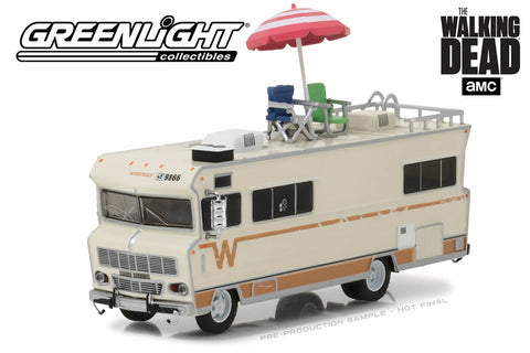 The Walking Dead / Dale's 1973 Winnebago Chieftain with Umbrella and Camping Chairs