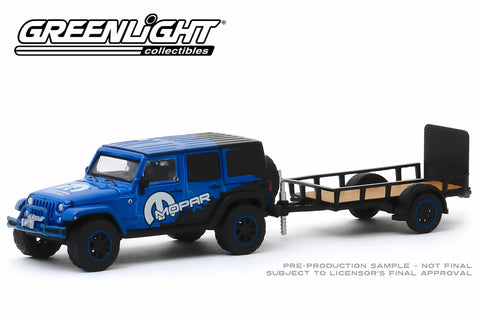 2012 Jeep Wrangler Unlimited MOPAR Off-Road Edition and Utility Trailer