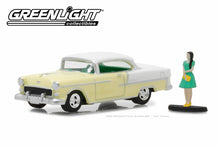 1955 Chevy Bel Air with Woman in Dress