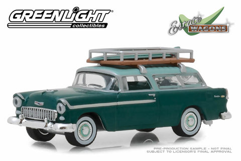 1955 Chevrolet Nomad (Neptune Green/Sea Mist Green with Surfboard Rack)