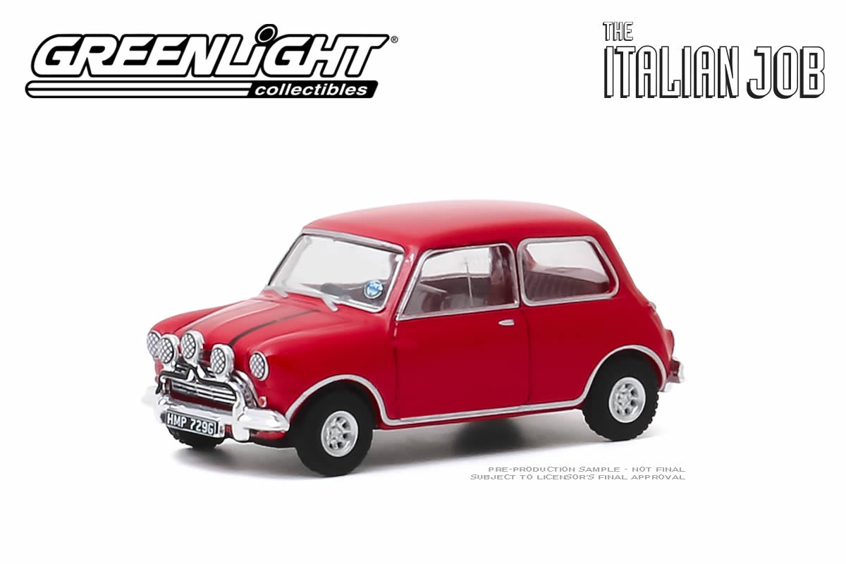 The Italian Job / 1967 Austin Mini Cooper S 1275 MkI (Red with Black Leather Straps)