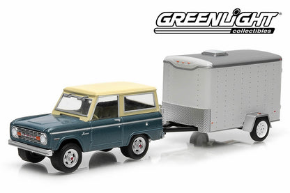 1967 Ford Bronco and Small Cargo Trailer