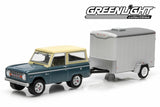 1967 Ford Bronco and Small Cargo Trailer