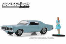 1970 Mercury Cougar with Woman in Dress