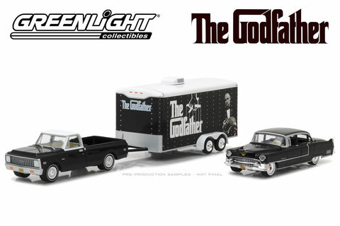 The Godfather (1972) - 1972 Chevy C-10 / 1955 Cadillac Fleetwood Series 60 Special / Enclosed Car Hauler
