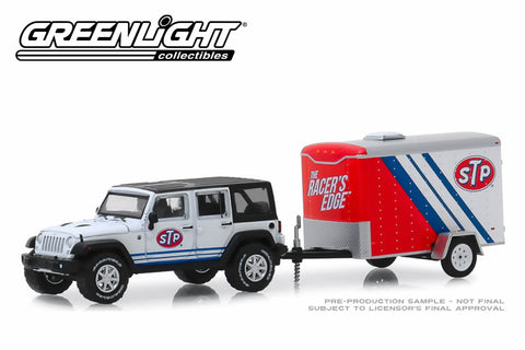 2015 Jeep Wrangler Unlimited and STP Small Cargo Trailer