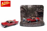 1958 Plymouth Fury (Junked Version) Diorama with Arnie and Dennis Figures / Christine