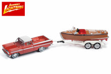 1959 Chevrolet El Camino with Vintage Barrelback Wood Boat