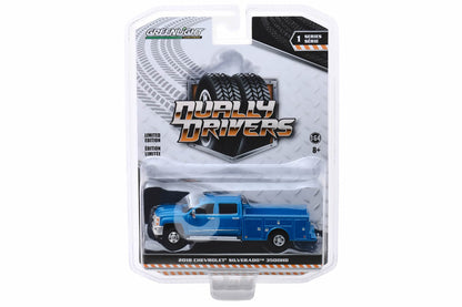 2018 Chevrolet Silverado 3500 Dually Service Bed (Deep Ocean Blue Metallic)