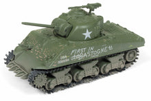 The Chateau resin display with WWII M4A3 Sherman Tank
