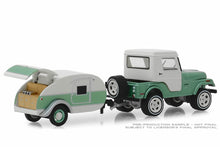 1972 Jeep CJ-5 Half-Cab and Teardrop Trailer