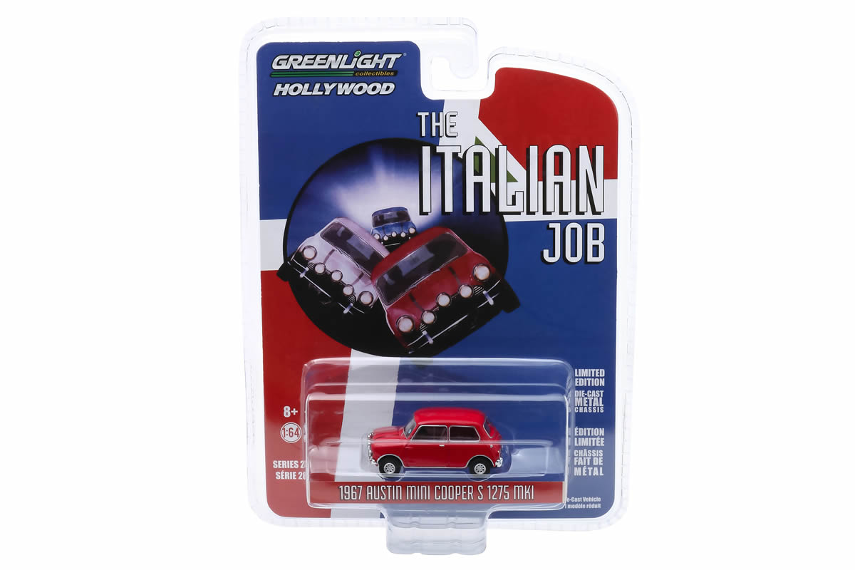 The Italian Job / 1967 Austin Mini Cooper S 1275 MkI (Red with Black Leather Straps)