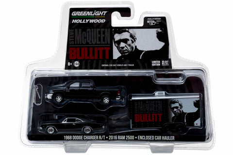 Bullitt (1968) 2017 Ram 2500 Power Wagon with 1968 Dodge Charger R/T in Enclosed Car Hauler