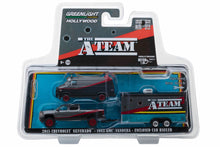 The A-Team - 2015 Chevy Silverado / 1983 GMC Vandura with Bullet Holes / Enclosed Car Hauler