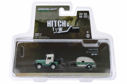 1972 Jeep CJ-5 Half-Cab and Teardrop Trailer